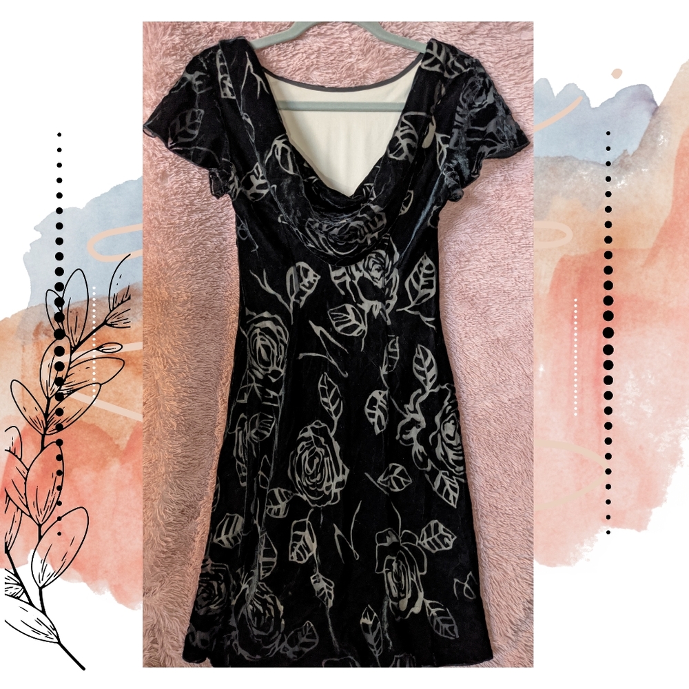 Black vintage dress